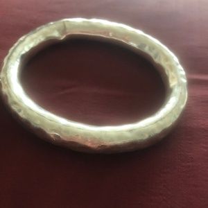 Silver plated bangke